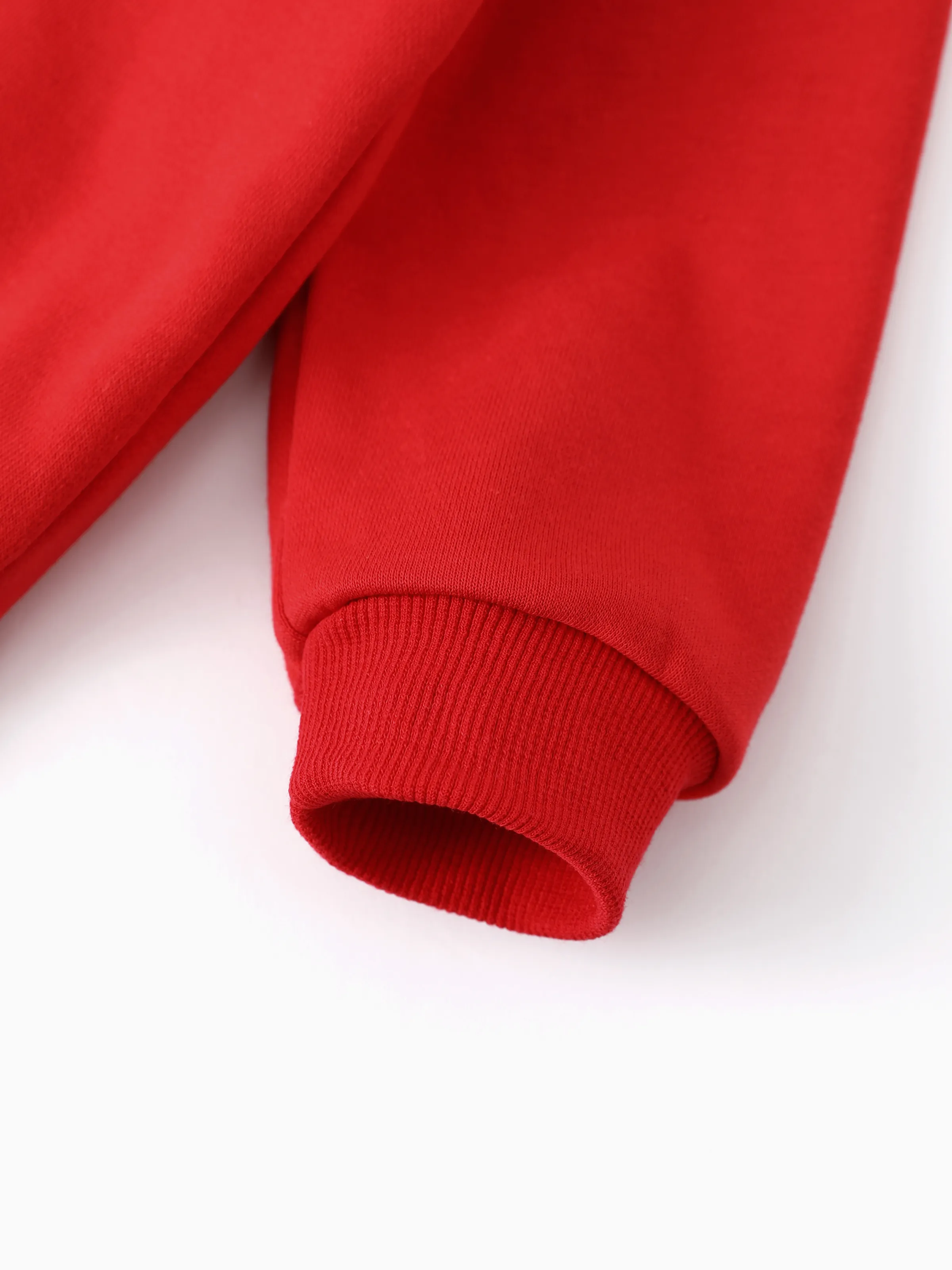 Disney Stitch Christmas Kid Boy/Girl 46% Cotton Childlike Hooded Sweatshirt Red - Image 6