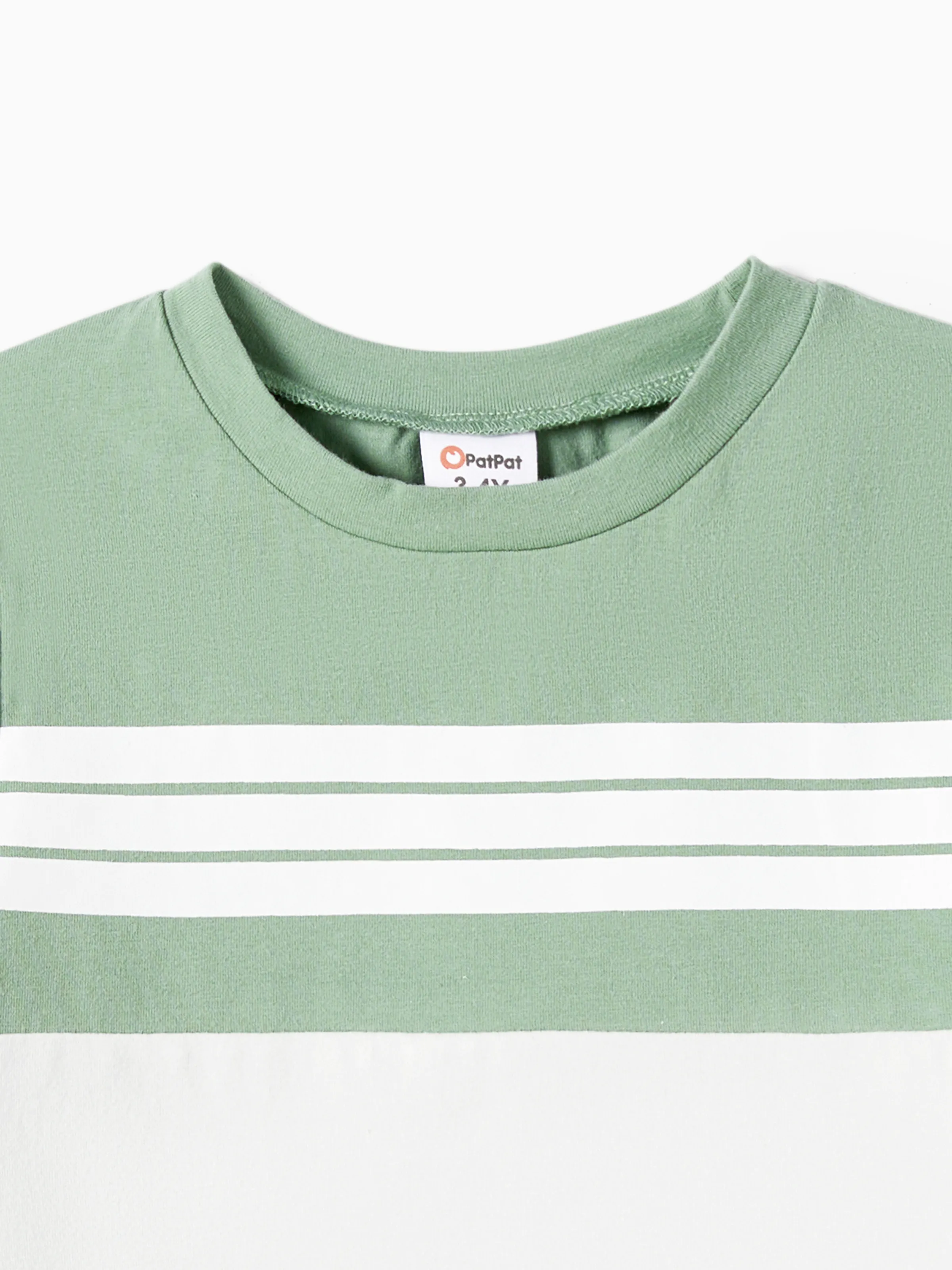 Elegant Broken Flower Matching Outfits for Family, Smocking Design, Medium Thickness Green - Image 20