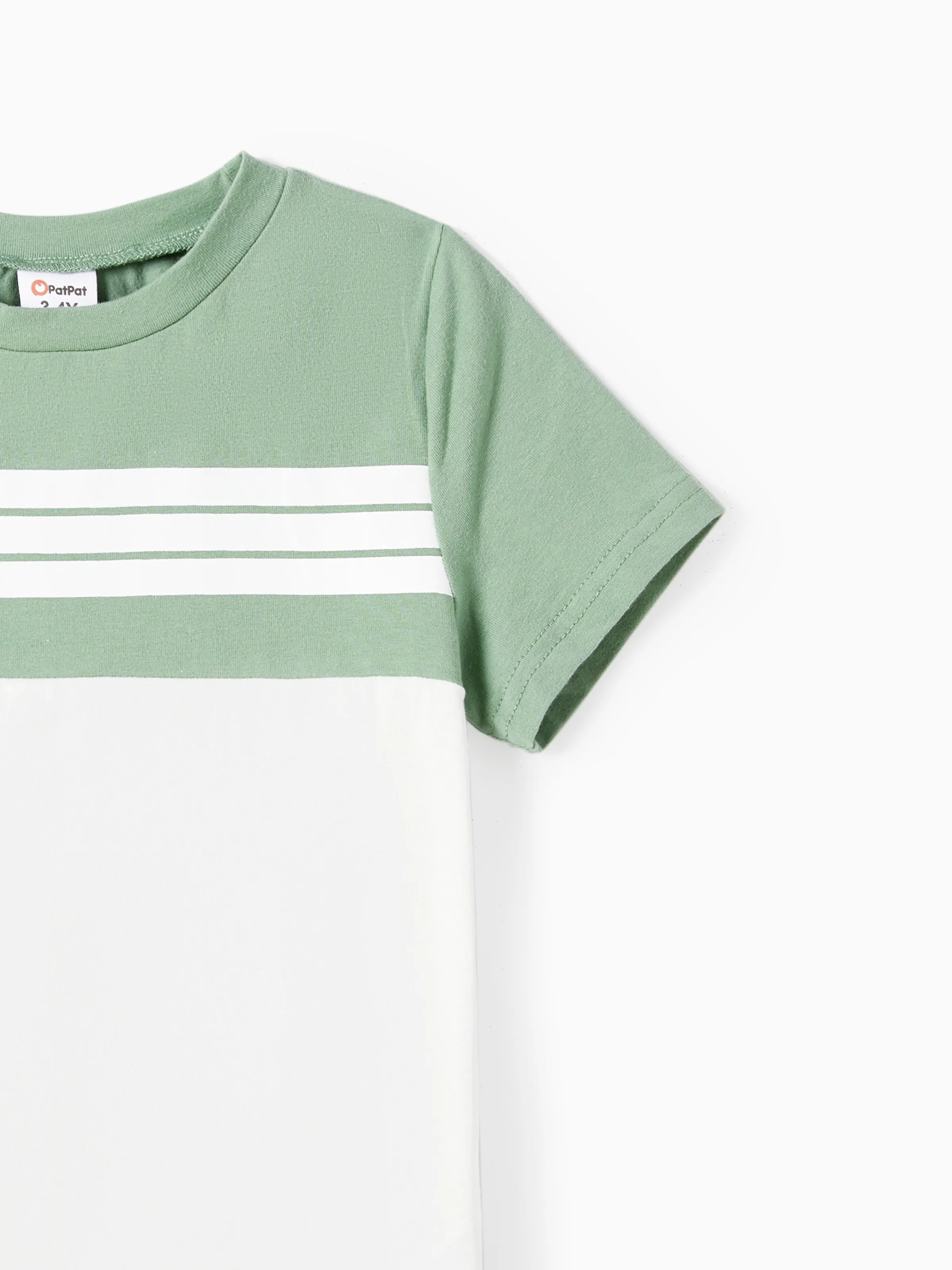 Elegant Broken Flower Matching Outfits for Family, Smocking Design, Medium Thickness Green - Image 21