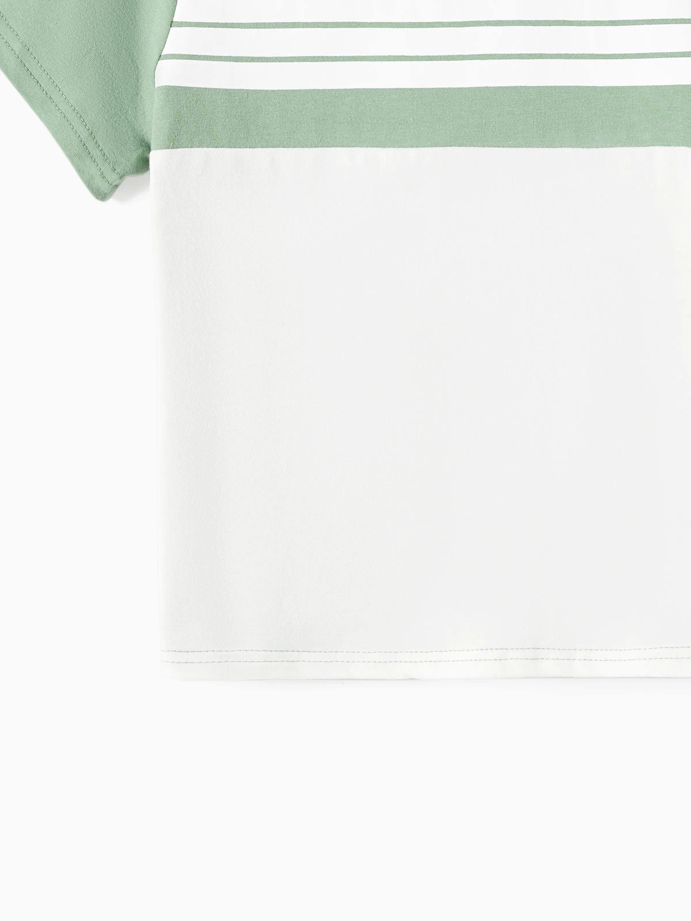 Elegant Broken Flower Matching Outfits for Family, Smocking Design, Medium Thickness Green - Image 22