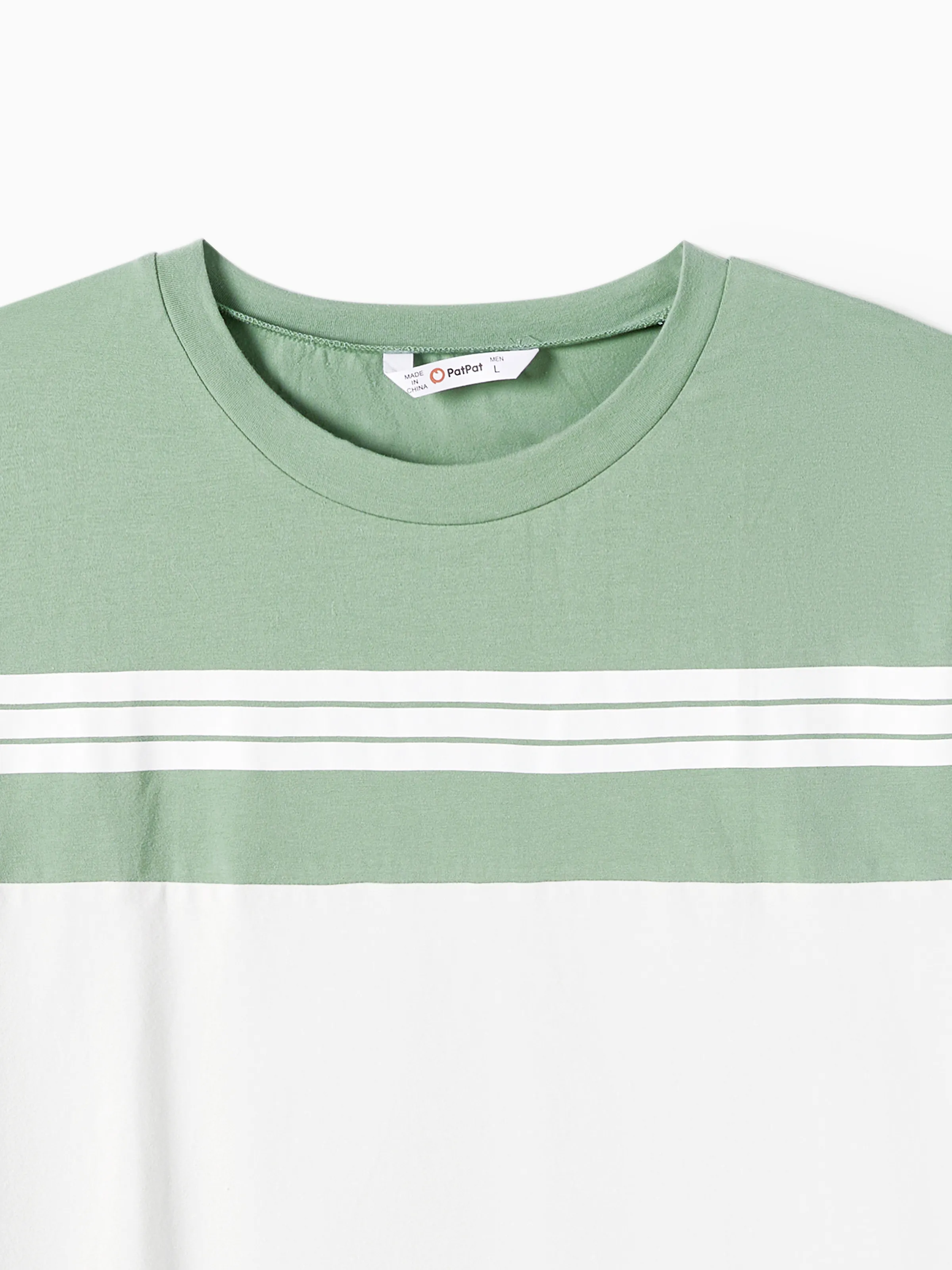 Elegant Broken Flower Matching Outfits for Family, Smocking Design, Medium Thickness Green - Image 25