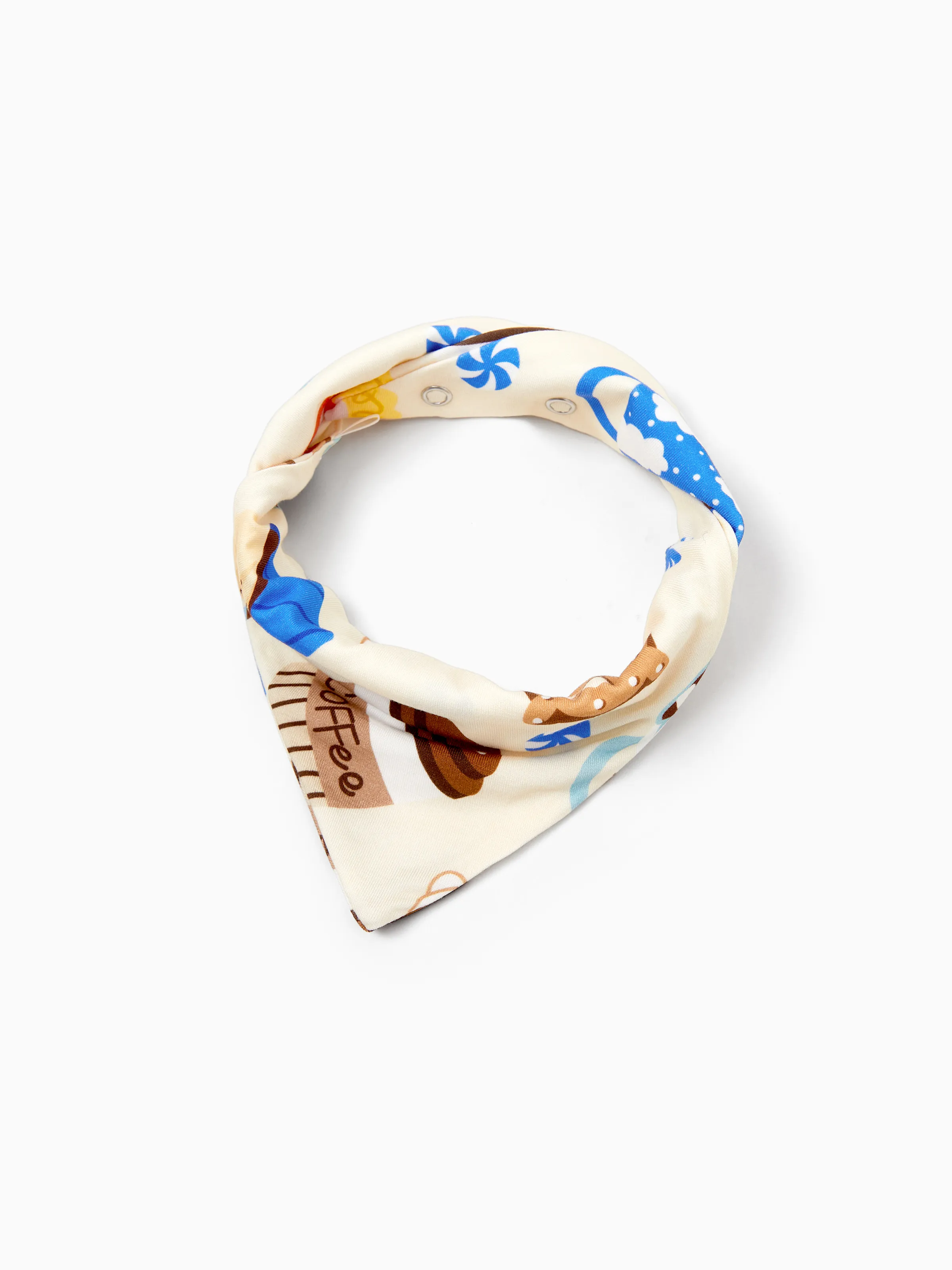 Family Matching Bamboo Pajamas Buttery Soft Bamboo Viscose PJs for Men Women Kids Toddler Baby, Cozy Dessert Print Short-sleeve Sleepwear Blue - Image 22