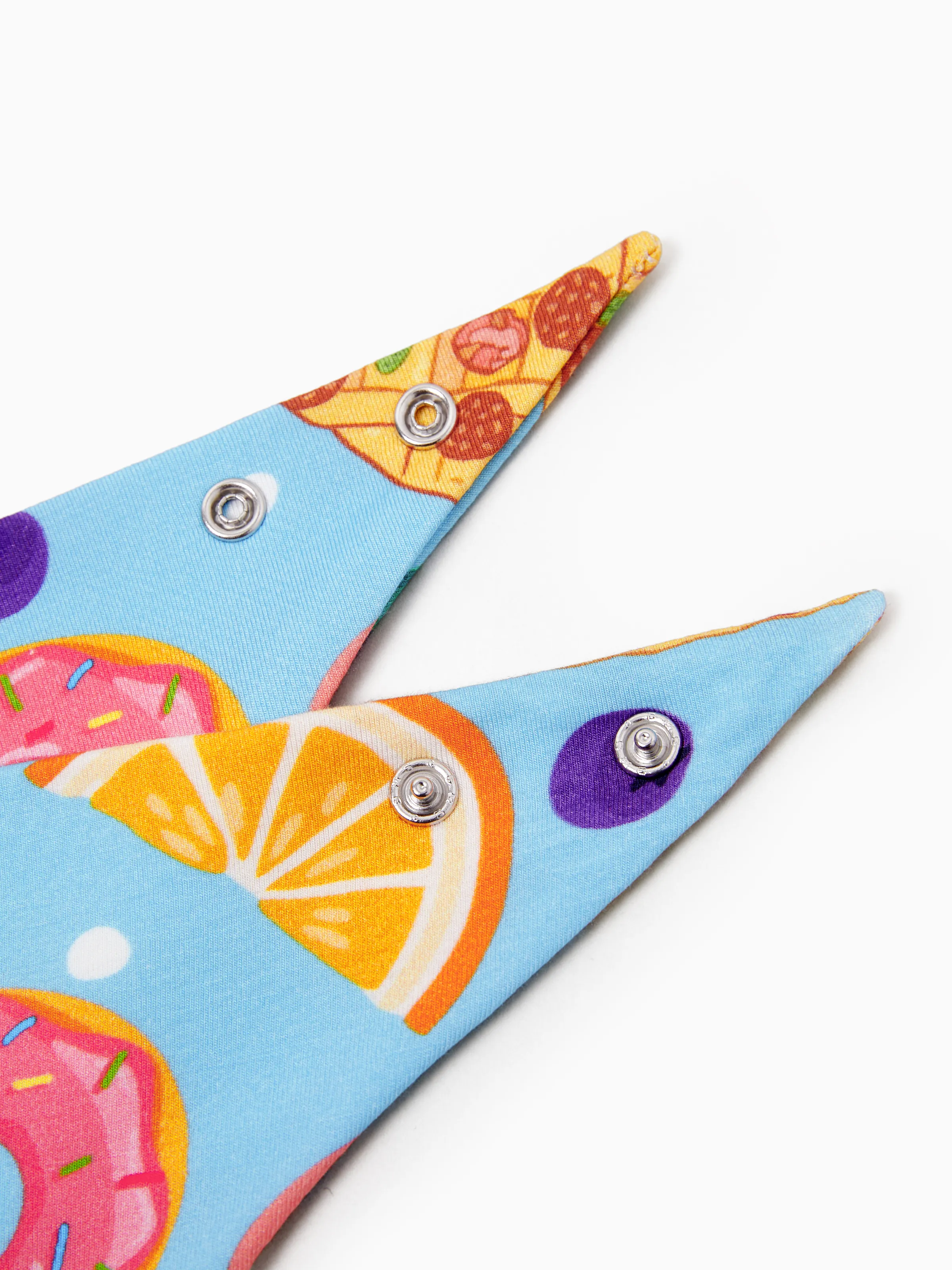 Family Matching Bamboo Pajamas Soft Bamboo Viscose PJs for Men Women Kids Toddler, Fun Food & Fruit Print Short-sleeve Sleepwear Blue - Image 24