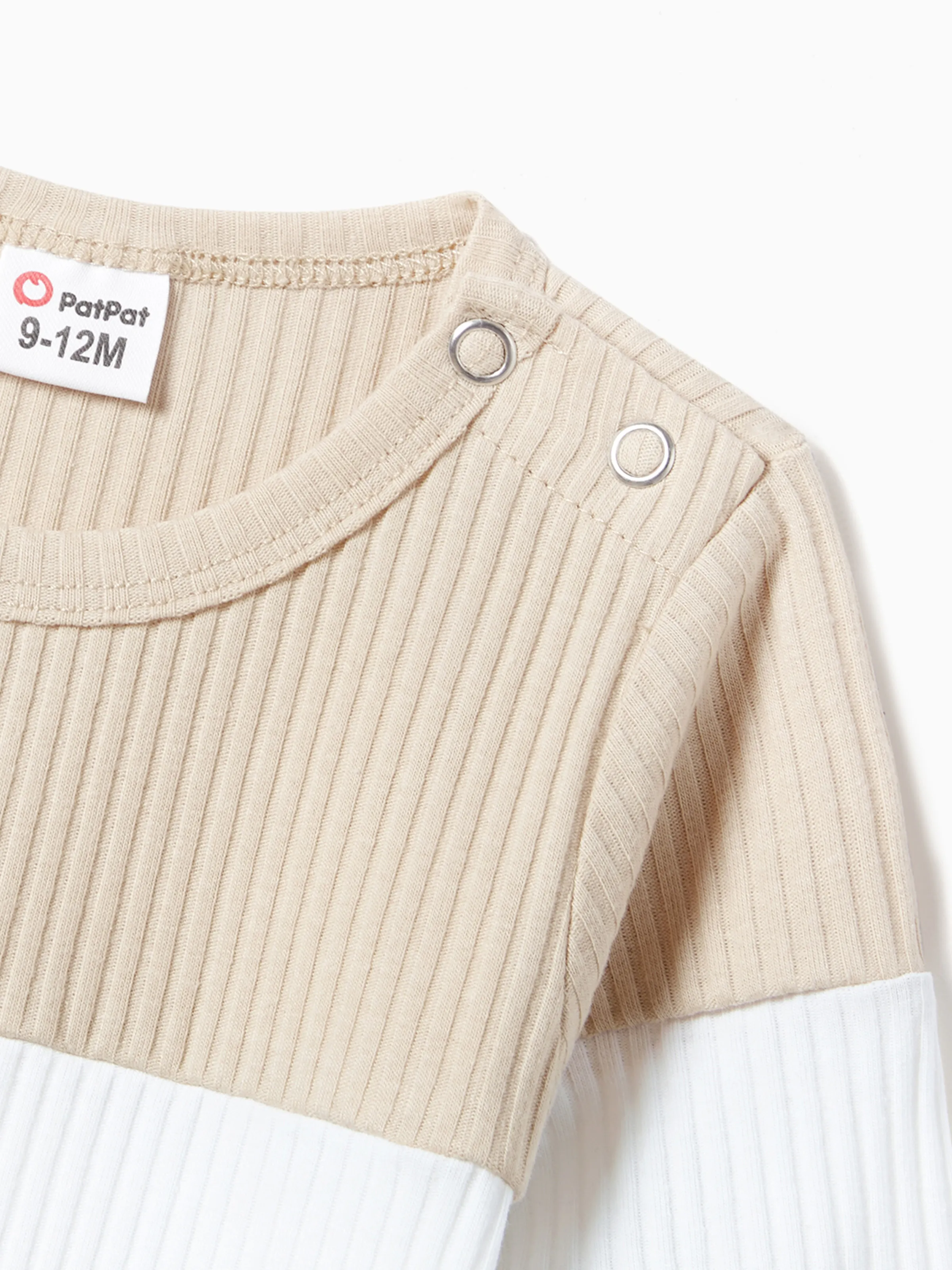 Family Matching Color-Block Knit Long-Sleeved Dresses And Tops Sets Multi-color - Image 11