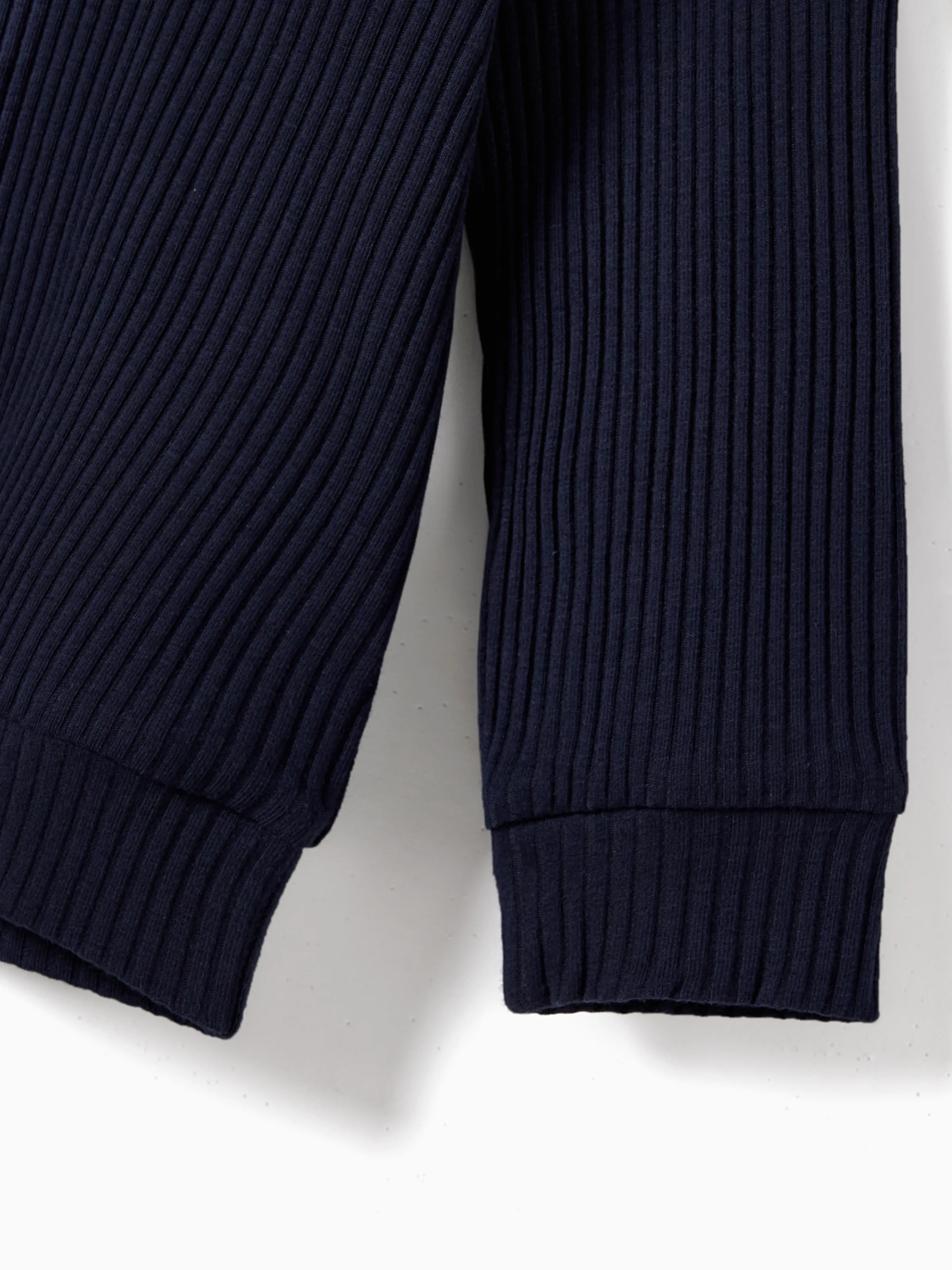 Family Matching Color-Block Knit Long-Sleeved Dresses And Tops Sets Multi-color - Image 16