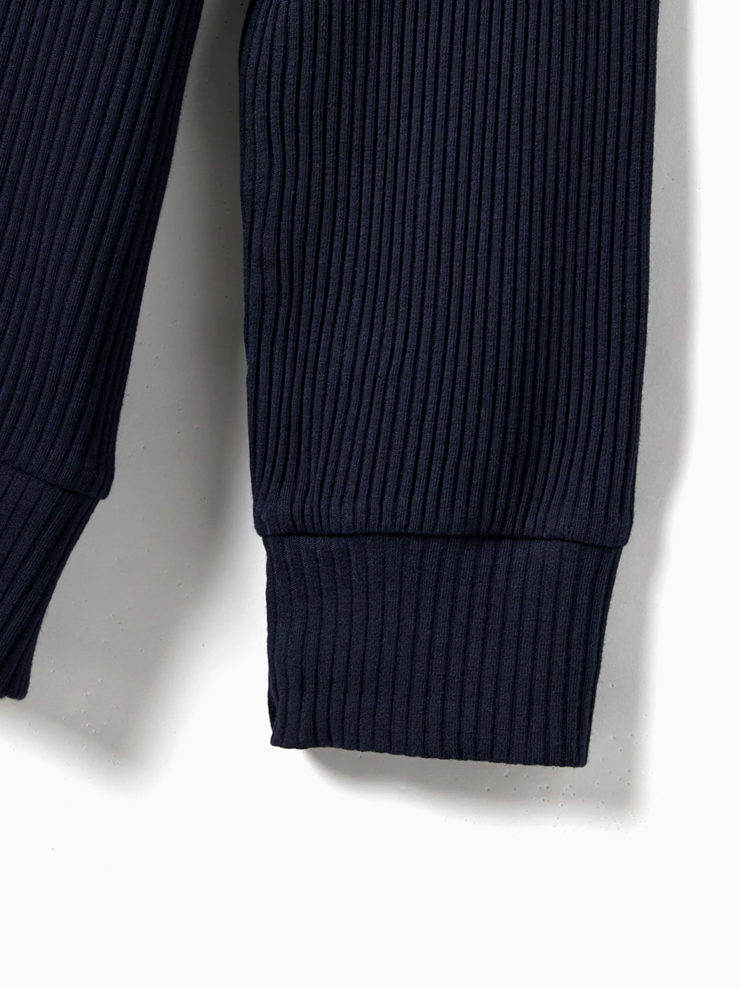 Family Matching Color-Block Knit Long-Sleeved Dresses And Tops Sets Multi-color - Image 20