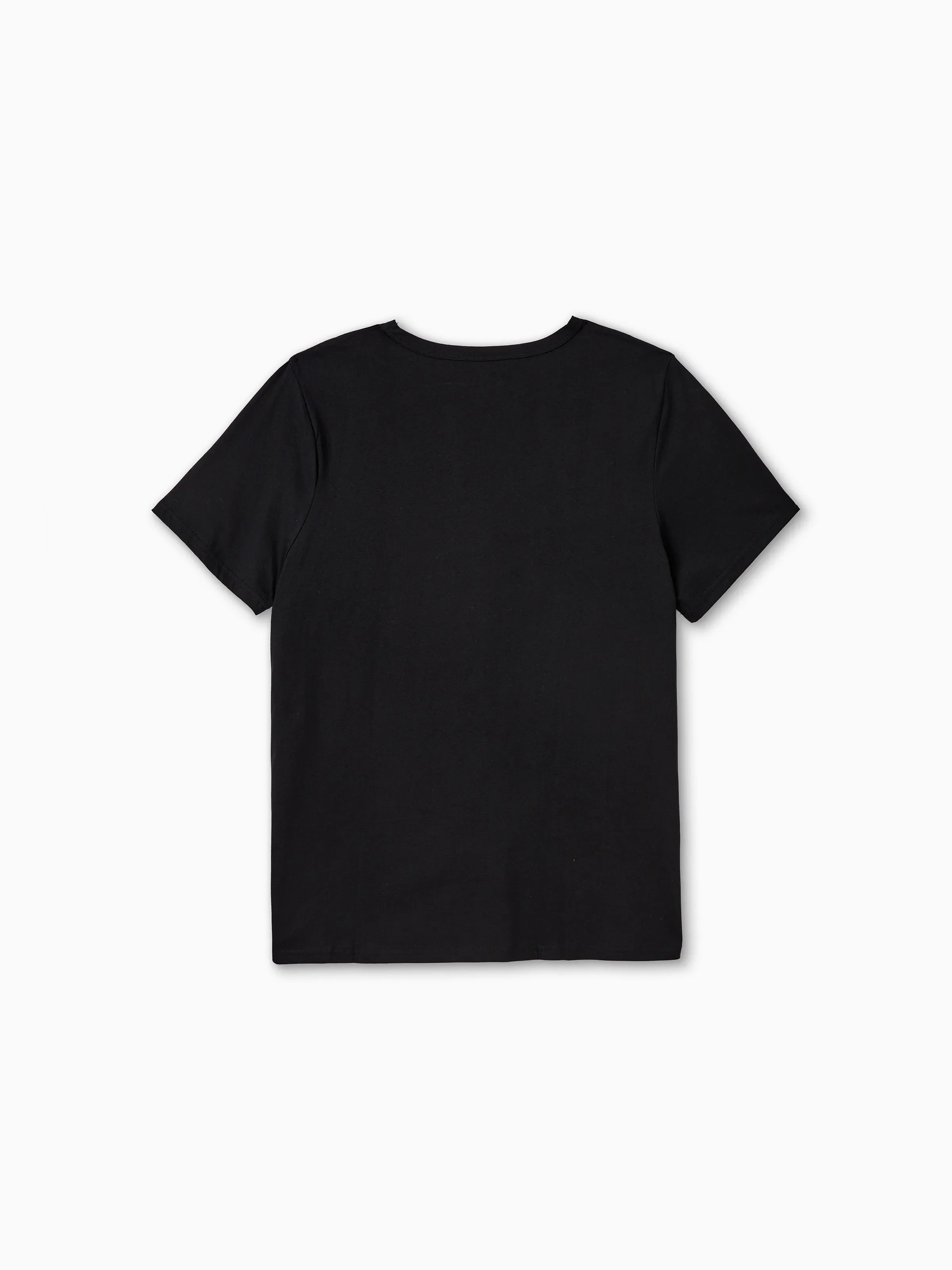 Family Matching Cross Back Floral Strap Dress and Colorblock Top Sets Black - Image 24