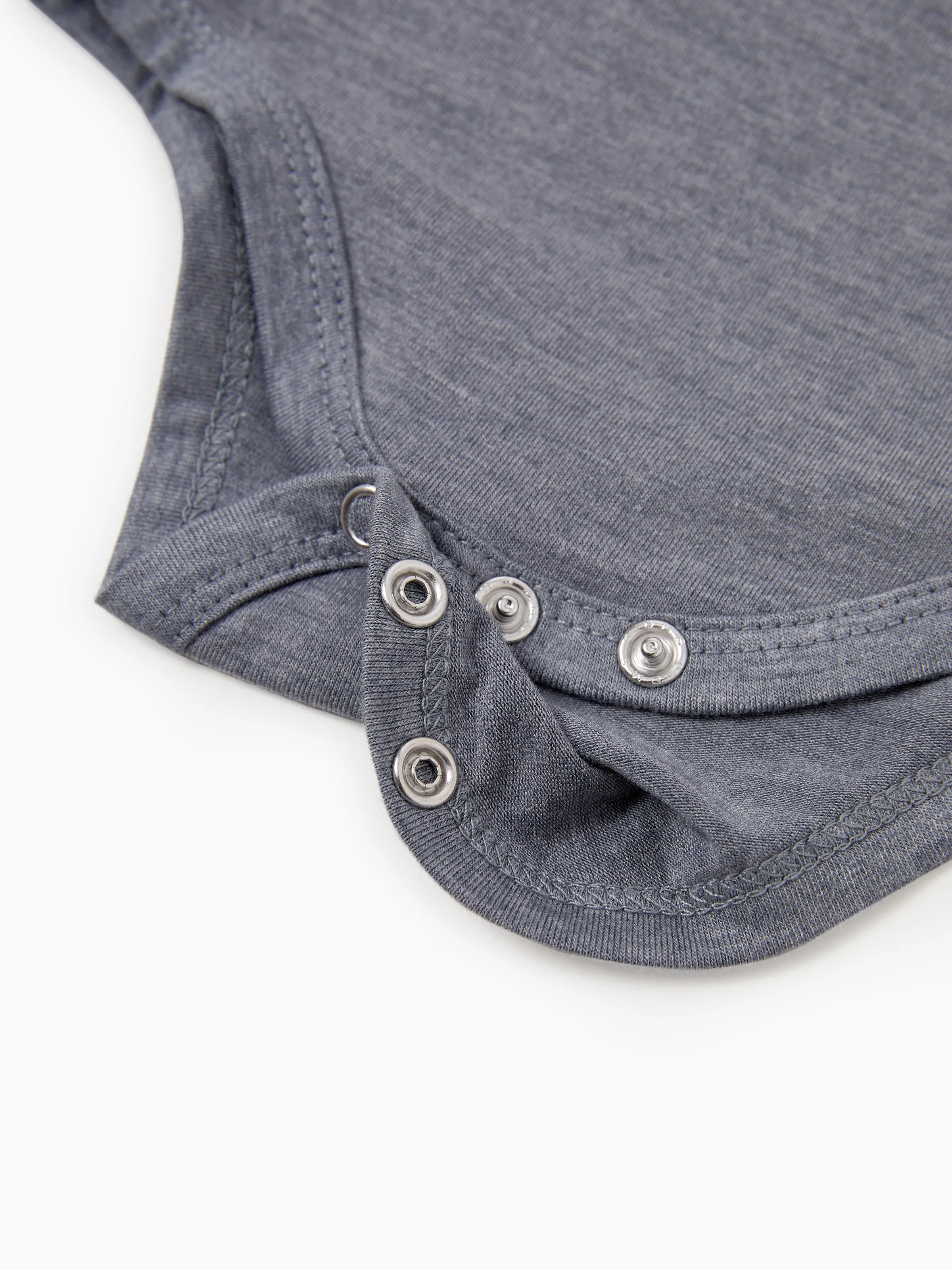 Family Matching Letter Print Sleeveless Tank Top or Tank Dress Set Grey - Image 16