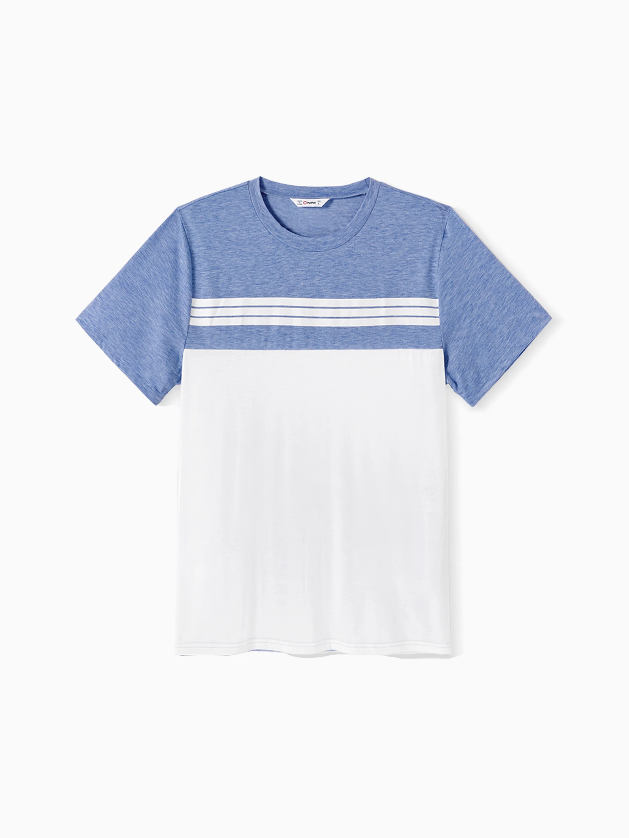 Family Matching Outfit: Floral Smocking Casual Suit BLUEWHITE - Image 24