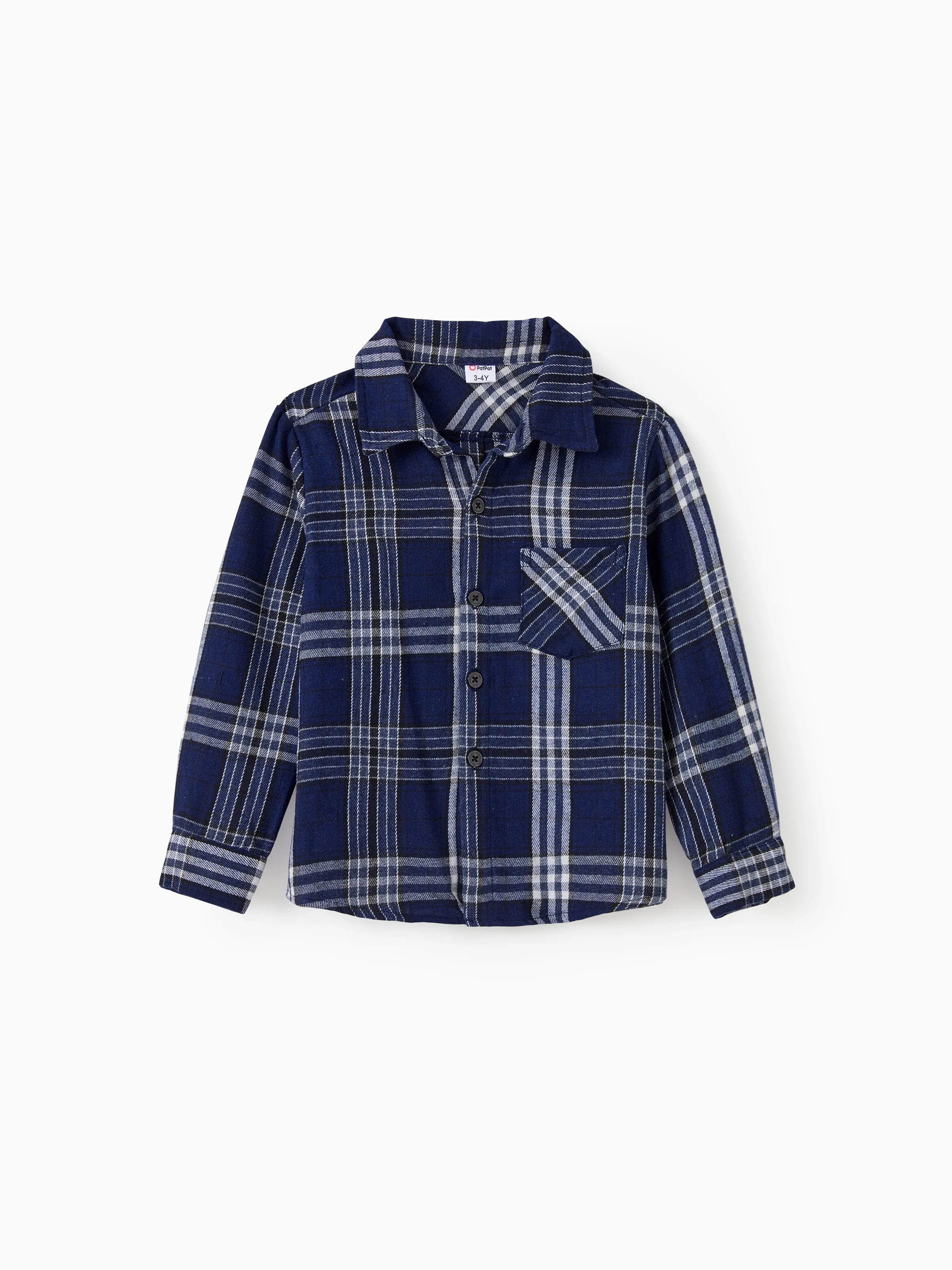 Family Matching Sets Plaid Long Sleeves Shirt or Elegant Shirred Bodice Puff Sleeves Tulle Mesh Dress royalblue - Image 17