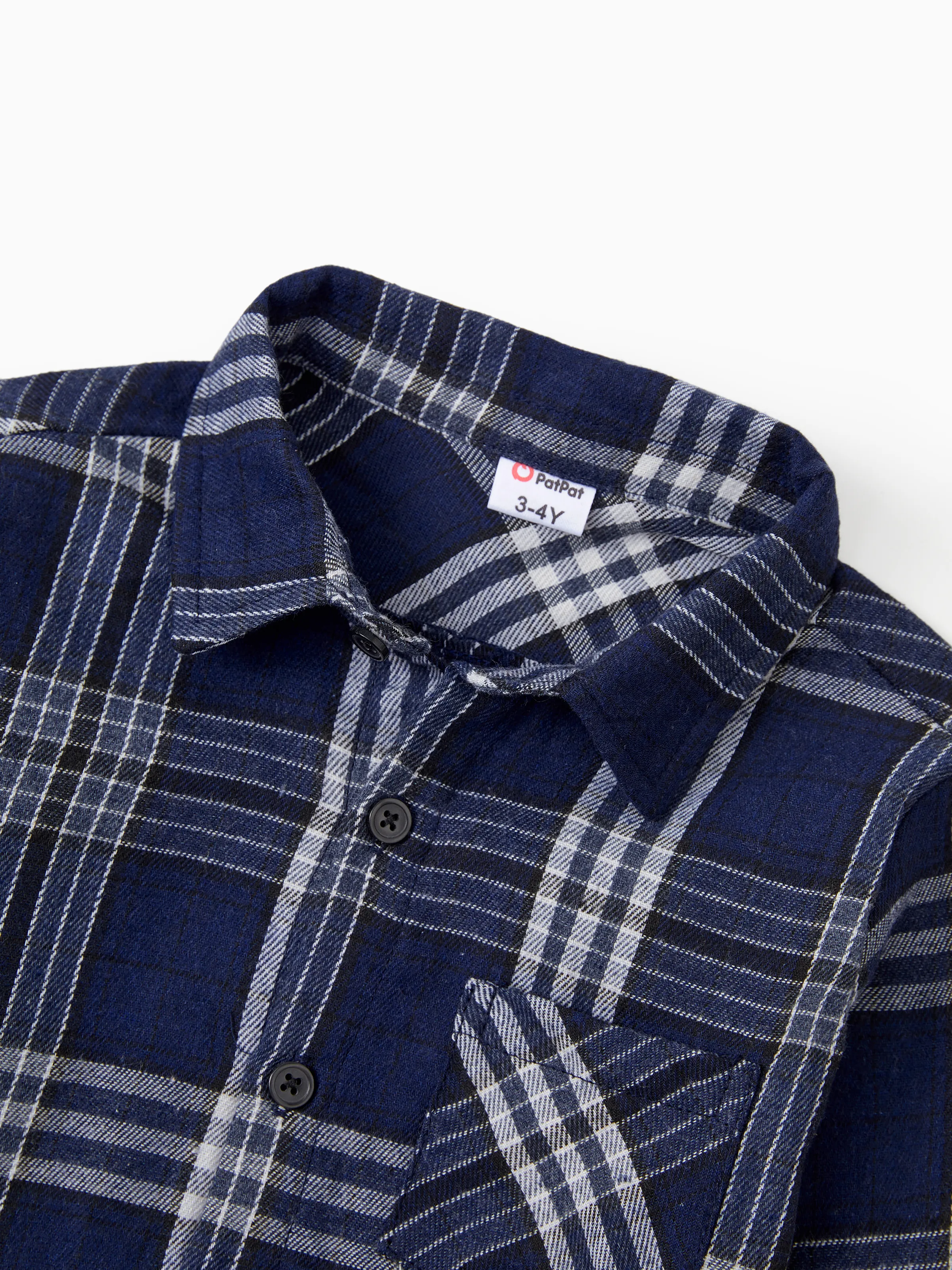 Family Matching Sets Plaid Long Sleeves Shirt or Elegant Shirred Bodice Puff Sleeves Tulle Mesh Dress royalblue - Image 19