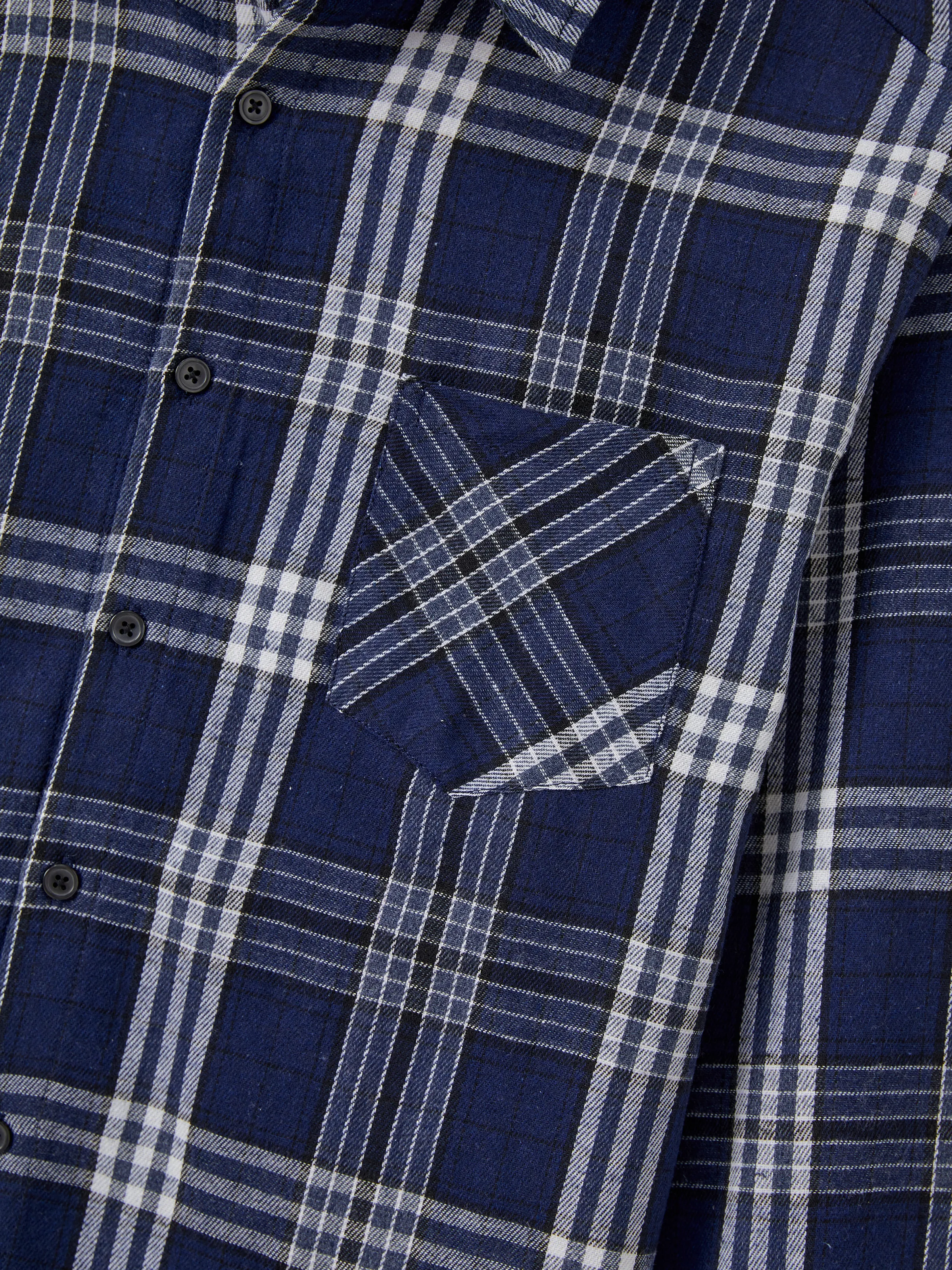 Family Matching Sets Plaid Long Sleeves Shirt or Elegant Shirred Bodice Puff Sleeves Tulle Mesh Dress royalblue - Image 26