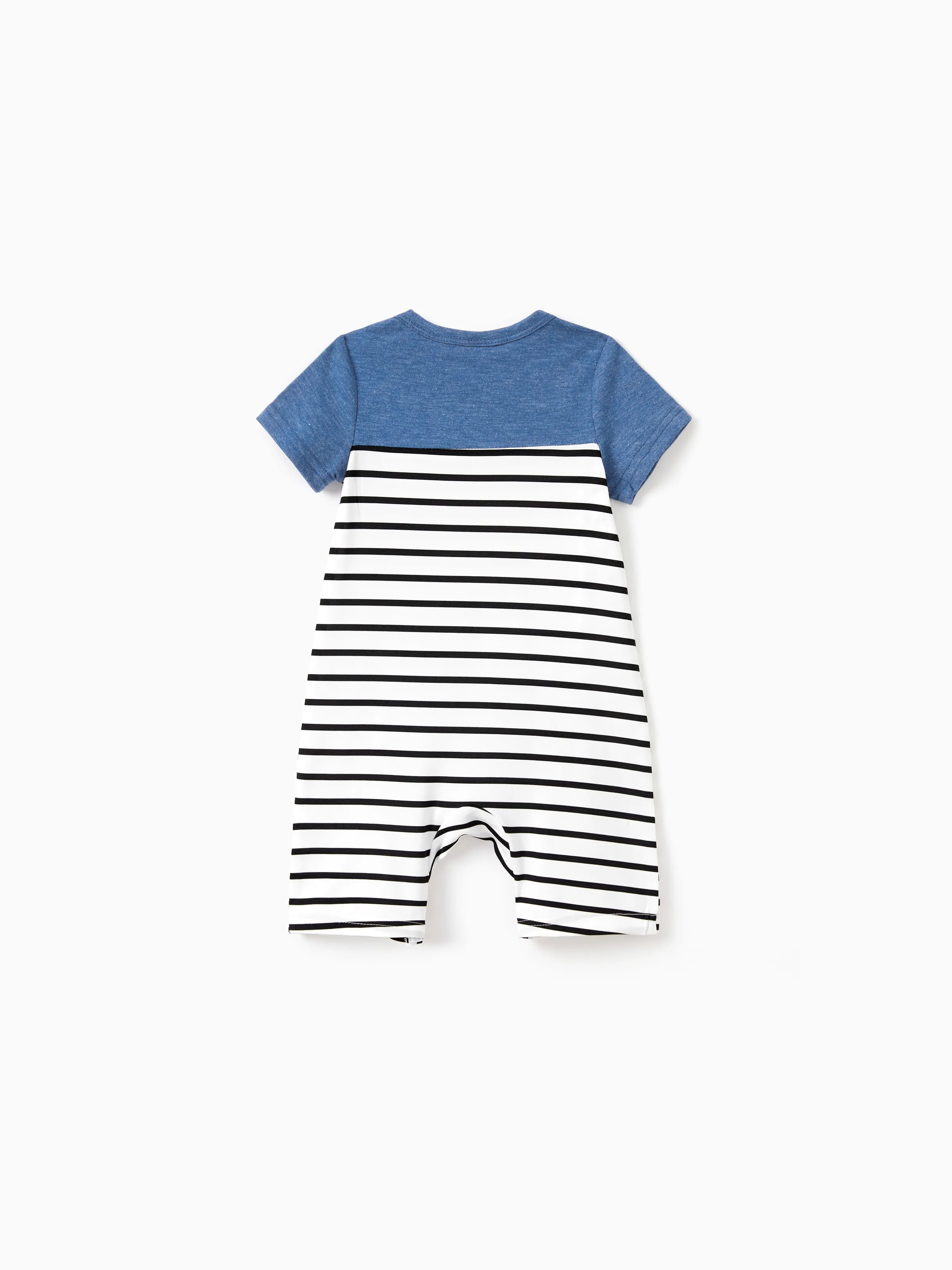 Family Matching Soft Casual Outfit with Below Knee Dresses, Front Buttons, Belted Design Blue - Image 14