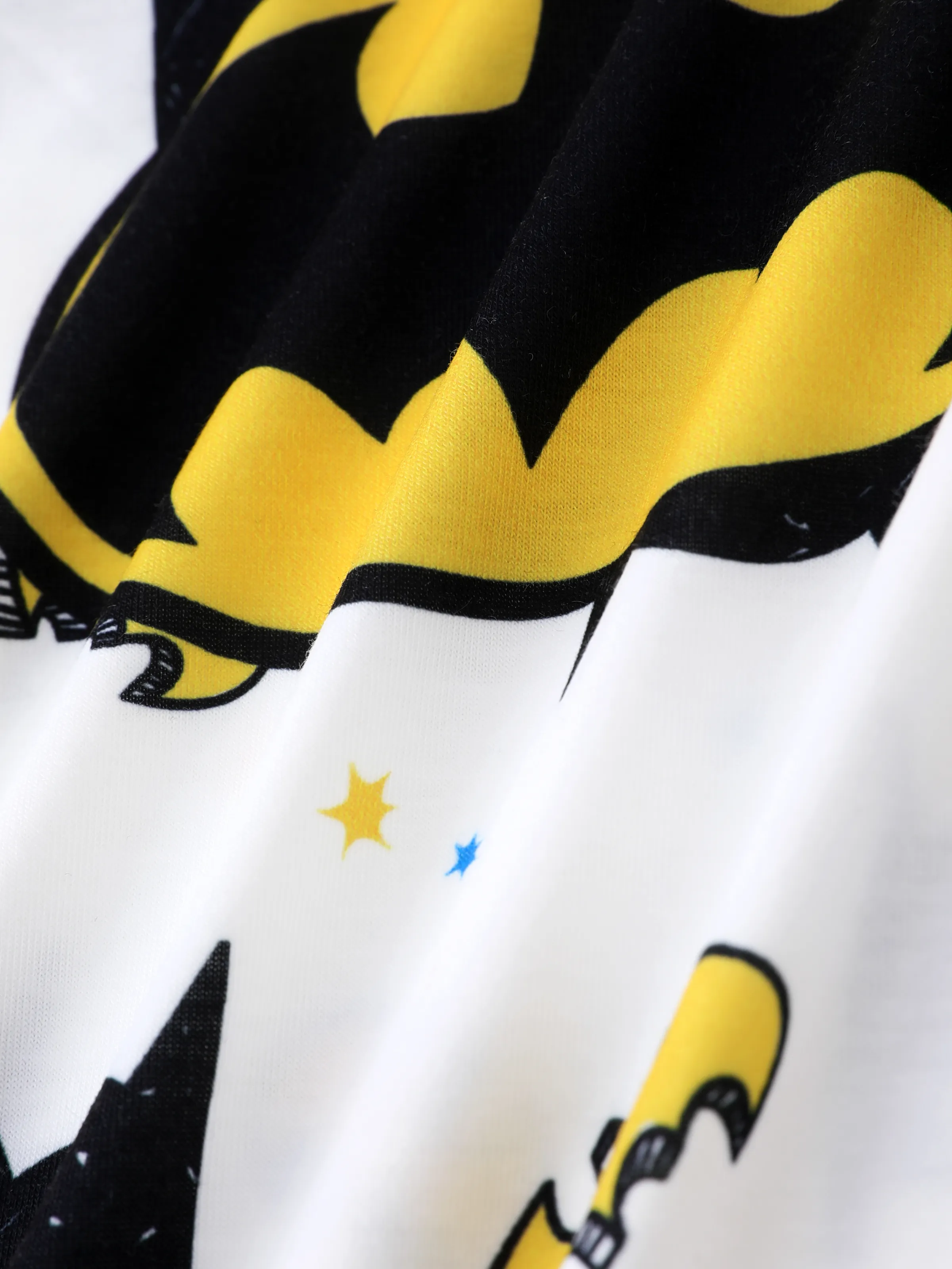 Justice League Baby Boy Batman/Superman Tank Romper BlackandWhite - Image 6