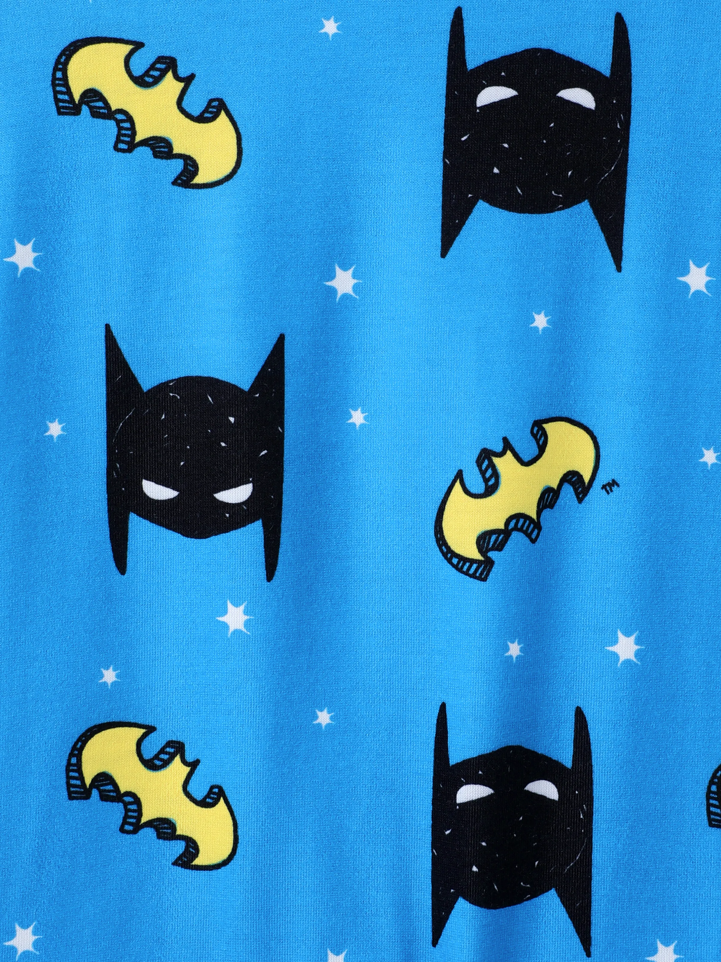 Justice League Baby Boy Batman/Superman Tank Romper Blue - Image 4