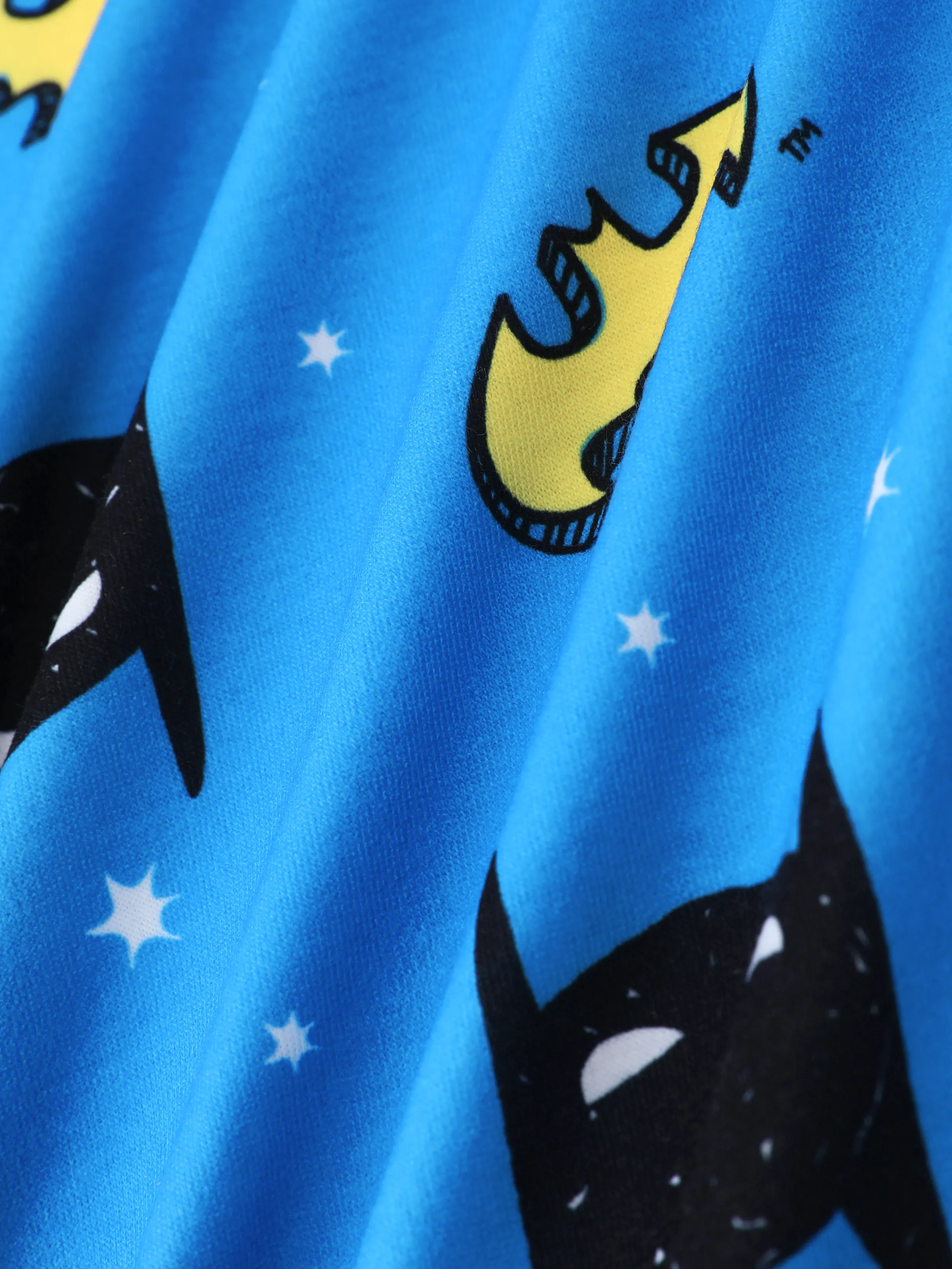 Justice League Baby Boy Batman/Superman Tank Romper Blue - Image 6