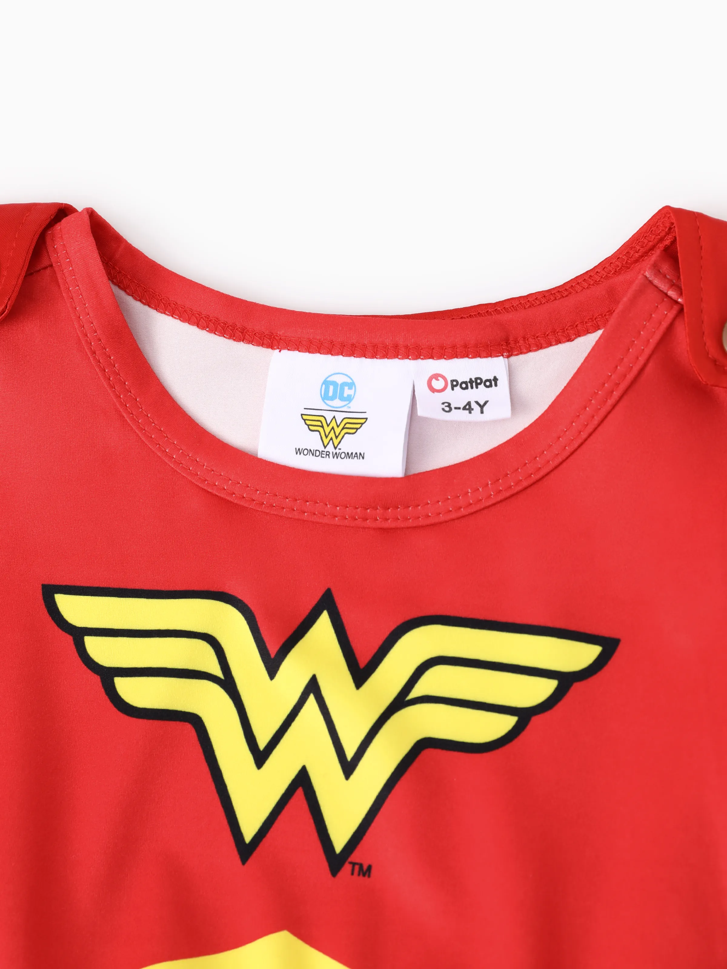 Justice League Family matching Cosplay Costume Superman/Wonder woman Logo Print Long-sleeve Sweatshirt/Dress/Jumpsuit With Cape Multi-color - Image 10