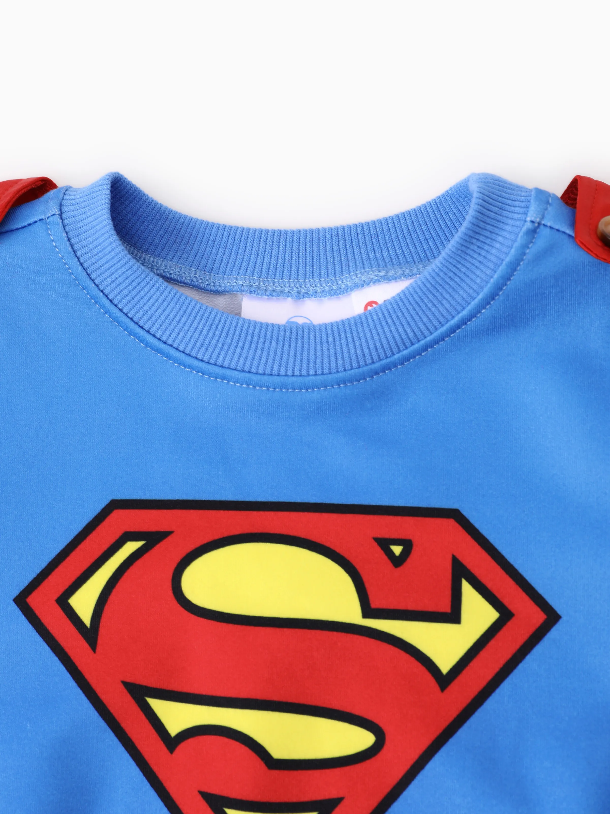 Justice League Family matching Cosplay Costume Superman/Wonder woman Logo Print Long-sleeve Sweatshirt/Dress/Jumpsuit With Cape Multi-color - Image 19