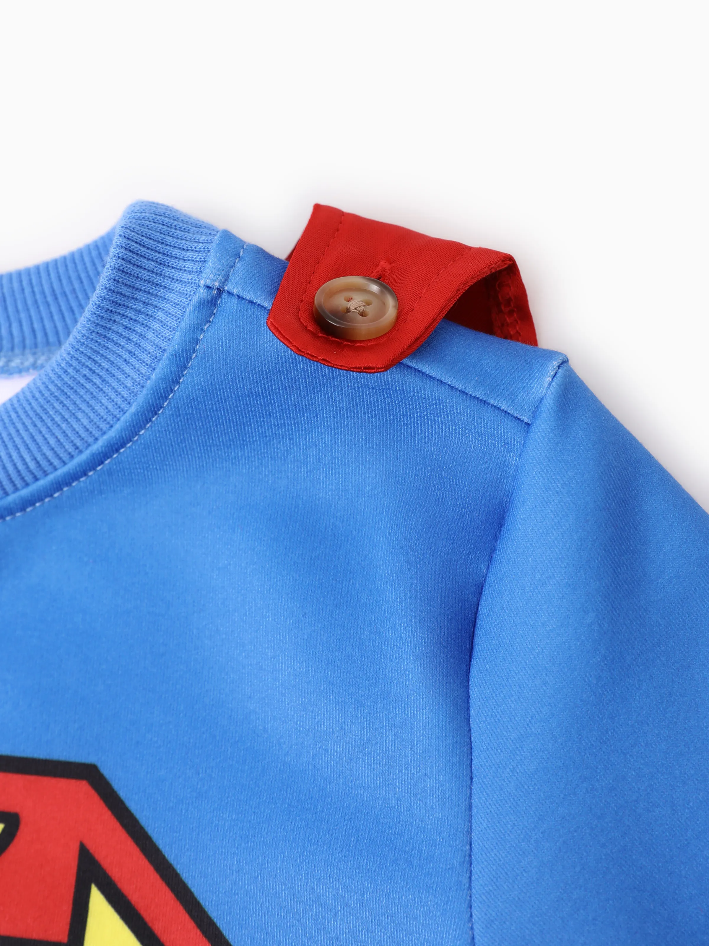 Justice League Family matching Cosplay Costume Superman/Wonder woman Logo Print Long-sleeve Sweatshirt/Dress/Jumpsuit With Cape Multi-color - Image 20