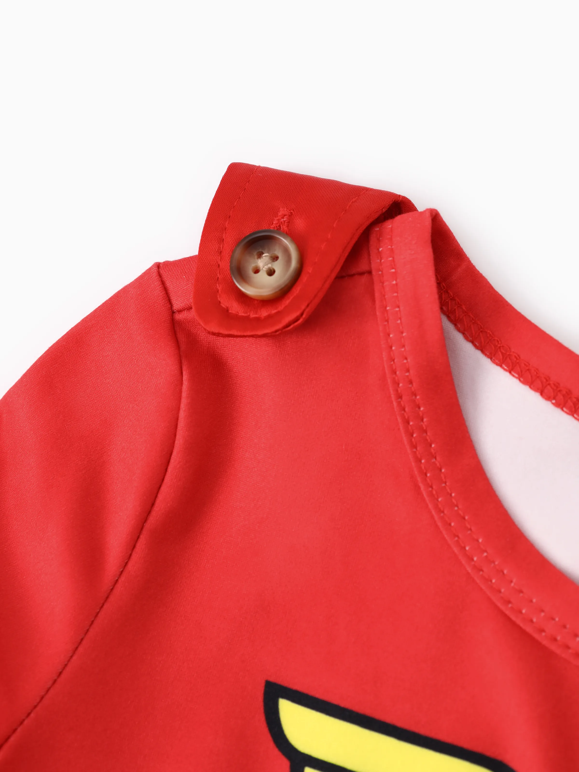 Justice League Family matching Cosplay Costume Superman/Wonder woman Logo Print Long-sleeve Sweatshirt/Dress/Jumpsuit With Cape Multi-color - Image 9