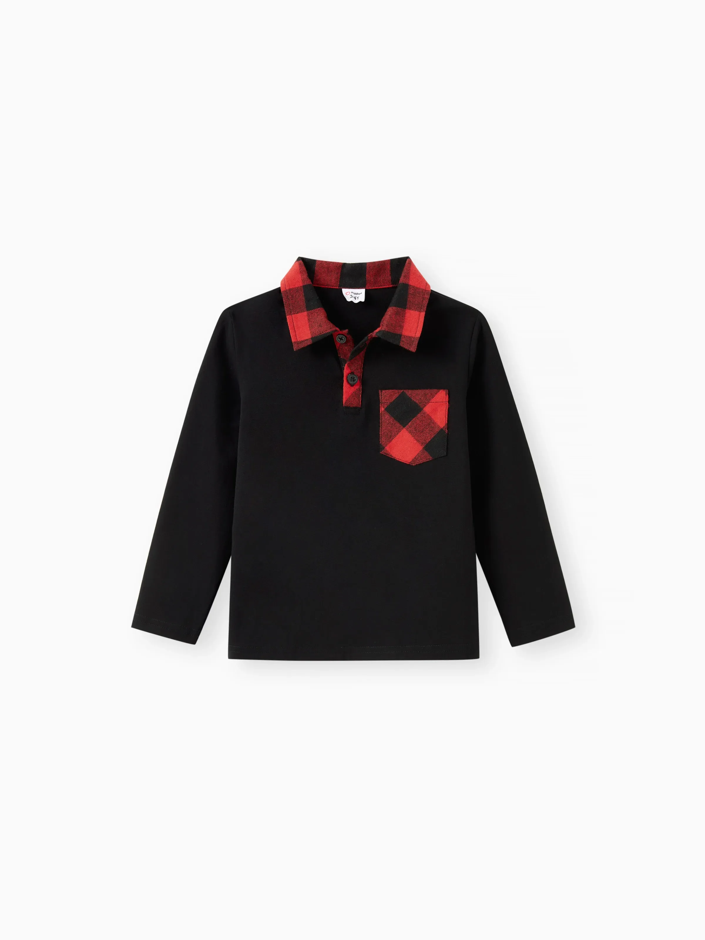 Matching Family Outfits Black and Red Plaid Co-ord Sets Hi-Low Flowy Hemline redblack - Image 19