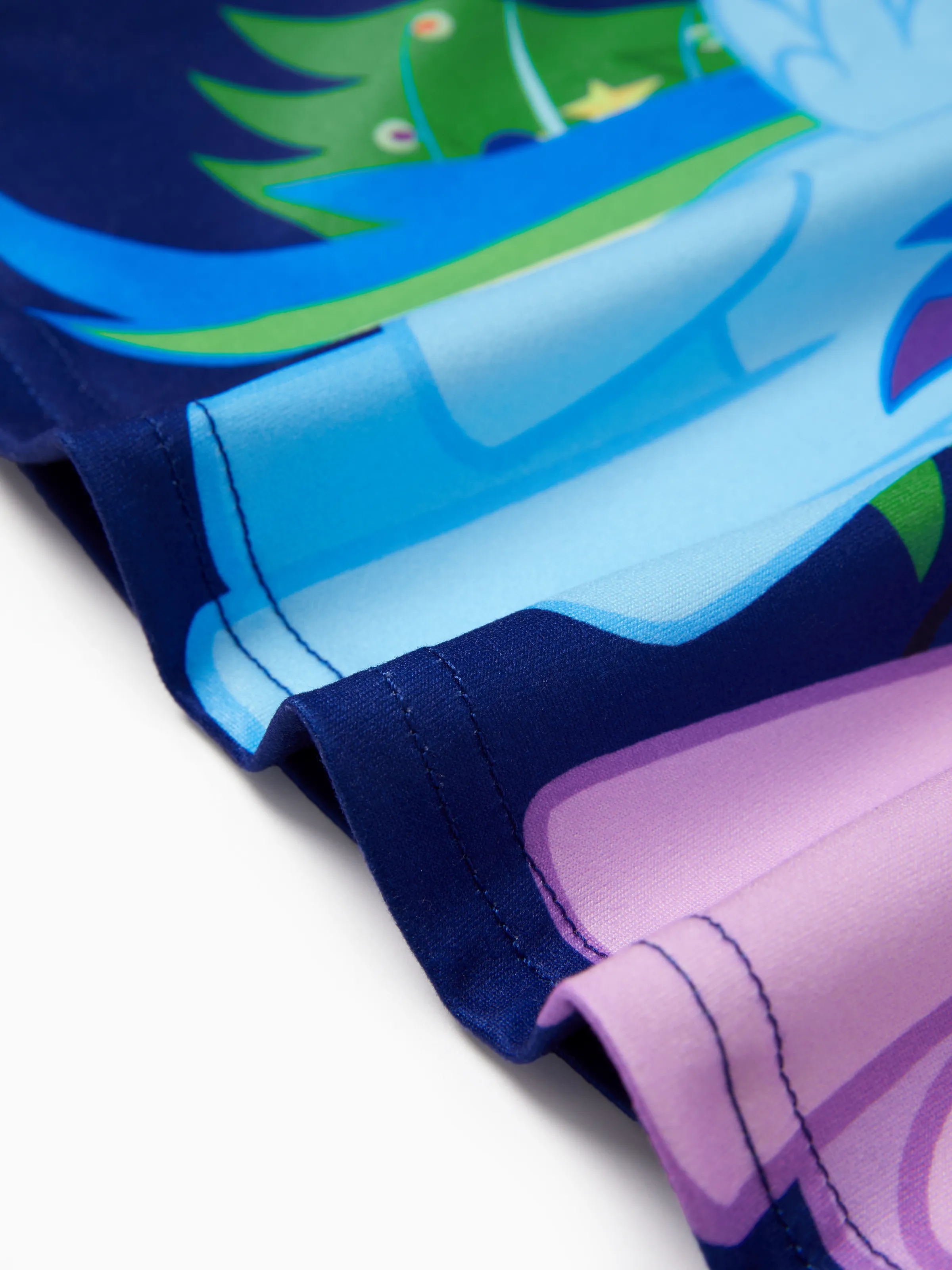 My Little Pony Toddler Girl Rainbow Dash/Twilight Sparkle Christmas Graphic Polyester Spandex Fabric Dress Deep Blue - Image 5