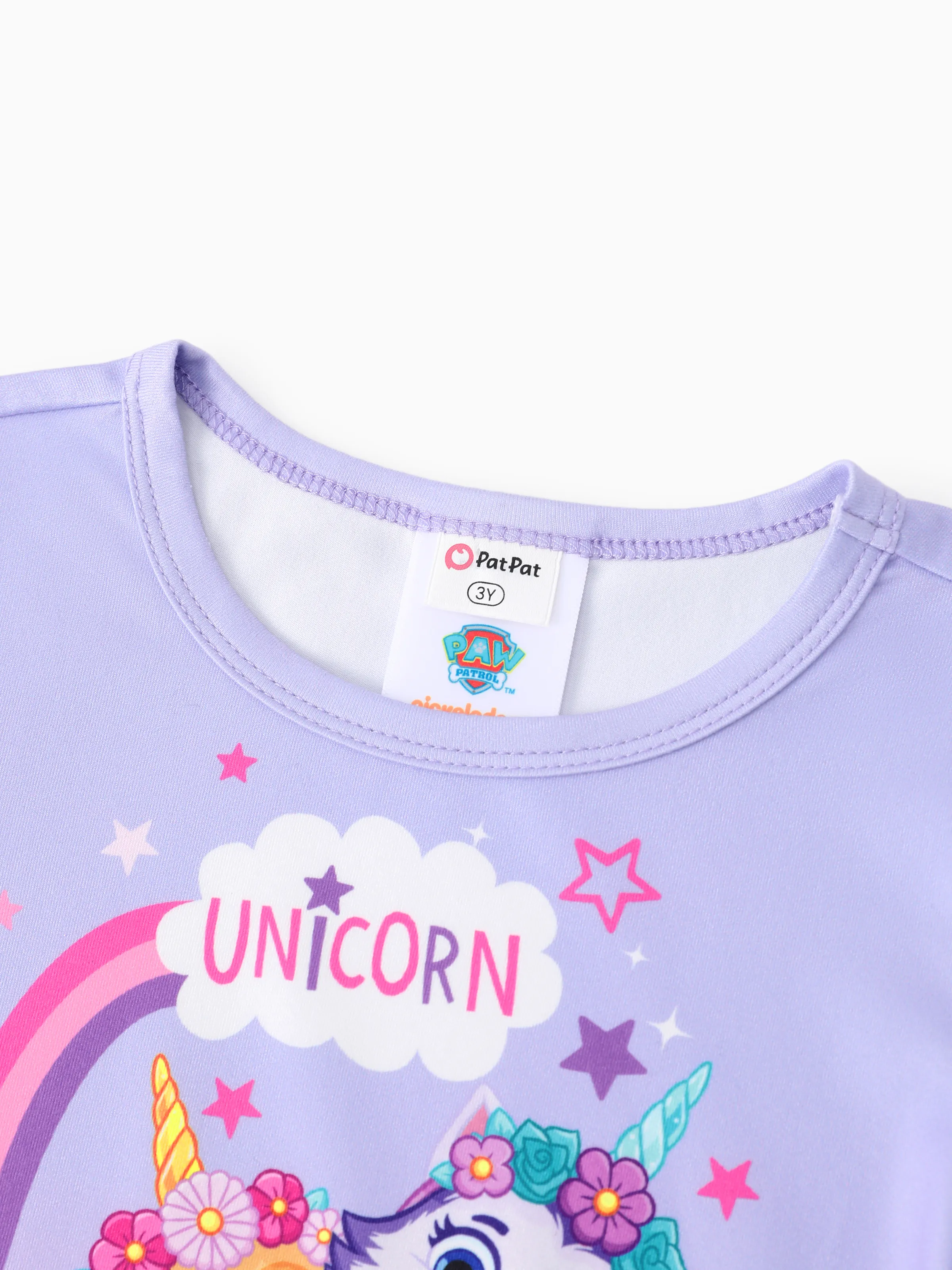 PAW Patrol Toddler Girl Skye Everest Gradient Ruffle-hem Dress Purple - Image 3