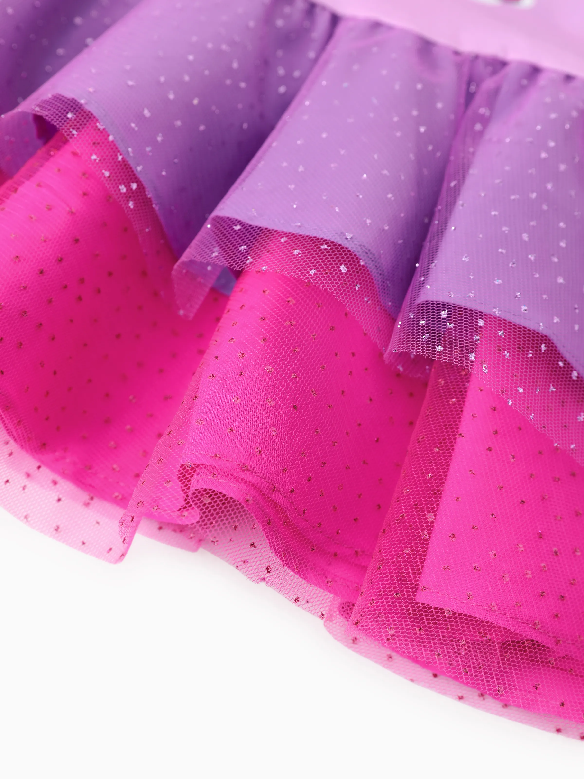 PAW Patrol Toddler Girl Skye Everest Gradient Ruffle-hem Dress Purple - Image 5