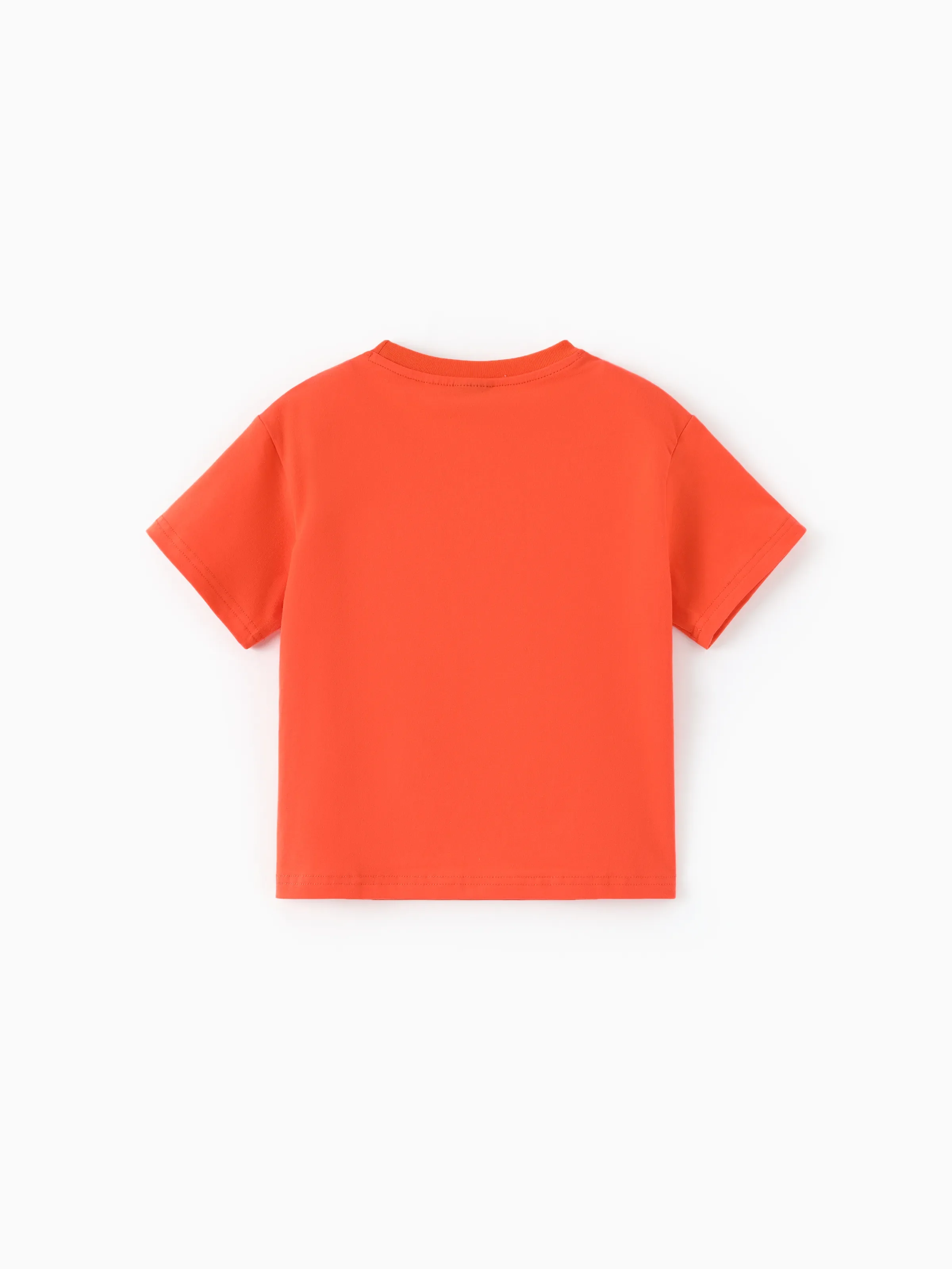 Star Wars Father's Day Matching Family Mandalorian & Grogu Cotton Tee Orange red - Image 3